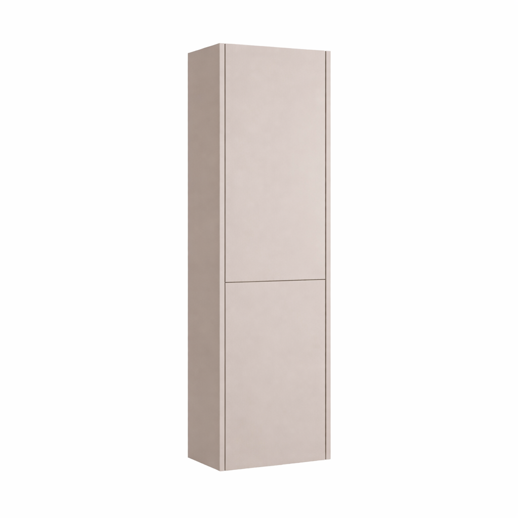 Шкаф колона JOY с две отделения, цвят Light Grey