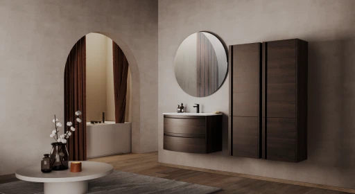 Долен шкаф за баня JOY 100 см, Dark OAK